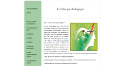 Desktop Screenshot of bilan-psychologique.com